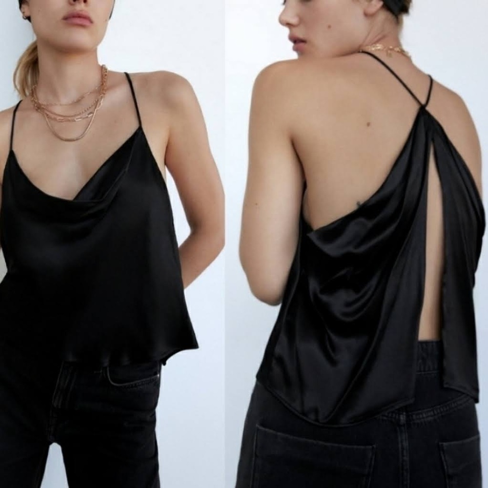 Zara Cowl Neck Top
